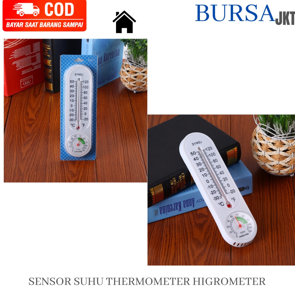 THERMOMETER TERMOMETER DINDING TEMBOK WALL PENGATUR SUHU UDARA RUANGAN ANALOG 9 INCH PANJANG