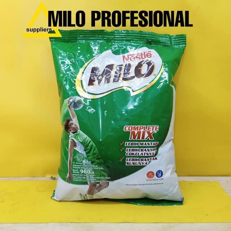 

Milo Profesional 960g (dipake cafe/mall)