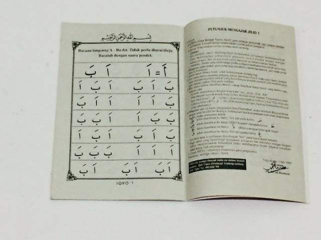 Buku Iqro Besar Jilid 1-6 (Isi 6 buku)