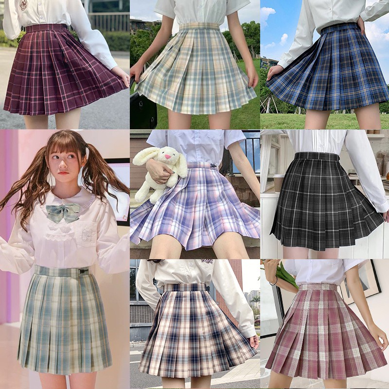 Rok Wanita Dewasa Lilit Plisket Remaja Panjang Modern B8D2 Katun Bagus Modis Motif Bunga Rempel Pend
