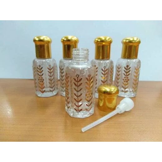 Botol Kaca Parfum Tola Motif Padi 3ml