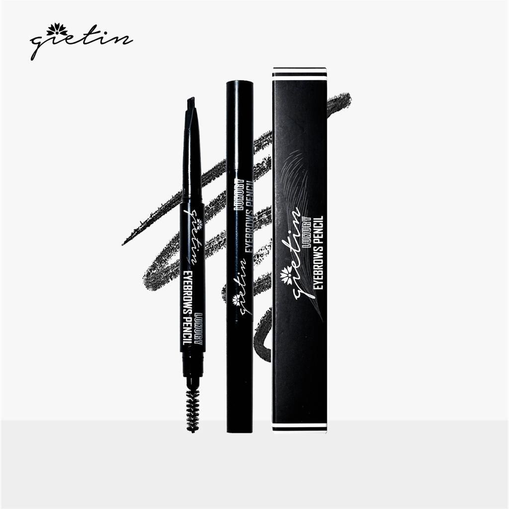 COD Gietin Eyebrow Pencil Pensil Alis Anti Air Dengan 2 Pilihan Warna pensil alis gietin BPOM GT04