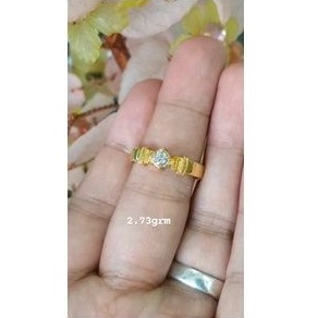 cincin berlian Banjar asli