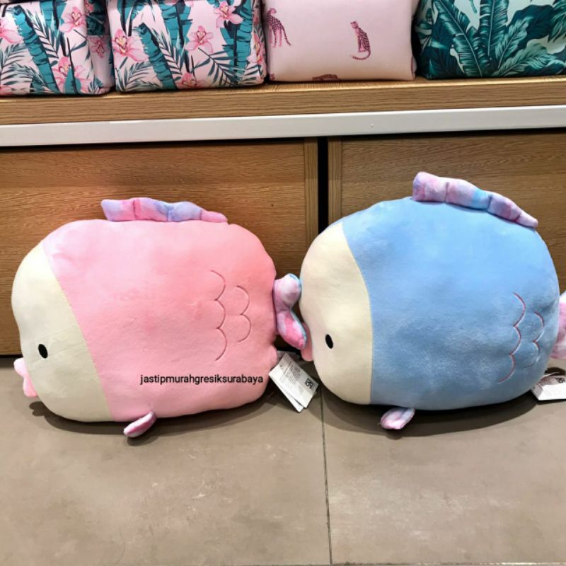 FISH PILLOW 15CM BONEKA MINISO BONEKA IKAN BANTAL IKAN BANTAL KARAKTER BANTAL MINISO