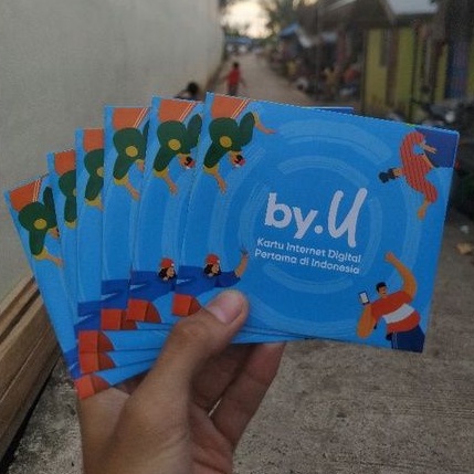 Promo Kartu Perdana byU by U Telkomsel 3GB 7hr Internet COD