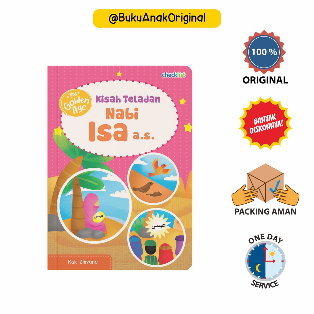 Boardbook Anak Kisah Teladan Nabi Isa My Golden Age