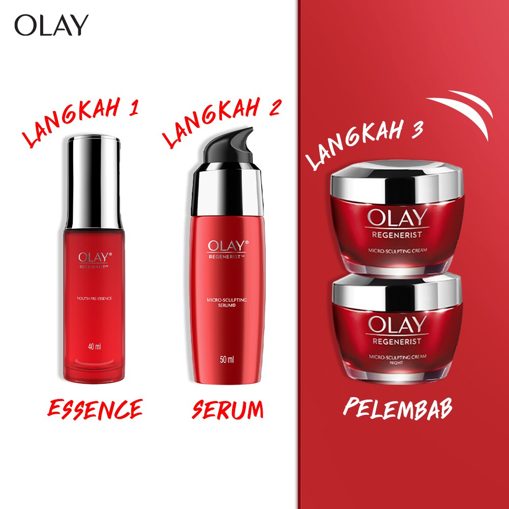 Olay Regenerist Micro Sculpting Niacinamide Day + Night Cream Skincare Antiaging 50g