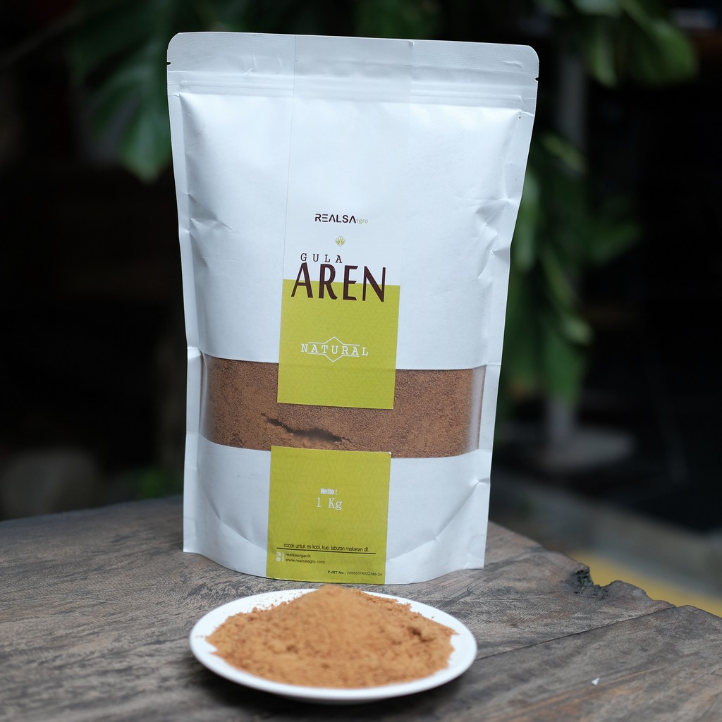 

Gula Melaka Serbuk 1Kg Organic Palm Sugar - Realsa