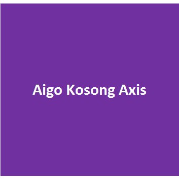 Voucher Aigo Kosong