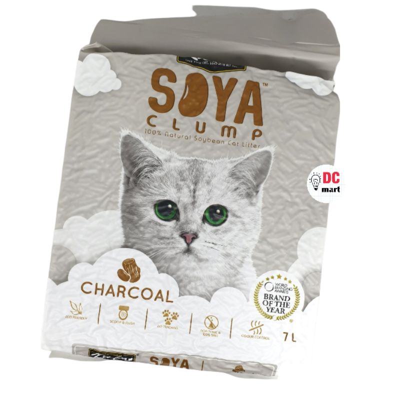 Kit Cat SOYA CLUMP 7L / Cat Litter KITCAT / Pasir Gumpal Hewan Kucing