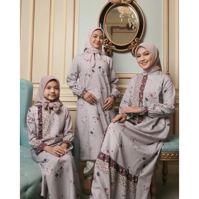 Gamis Wanita Terbaru Zoya Caterinza Dress dan Cataline Anak