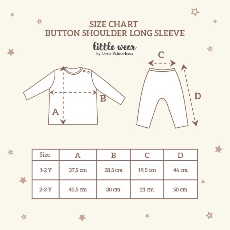 SETELAN BAJU PANJANG LITTLE WEAR LONG SLEEVE LITTLE PALMERHAUS