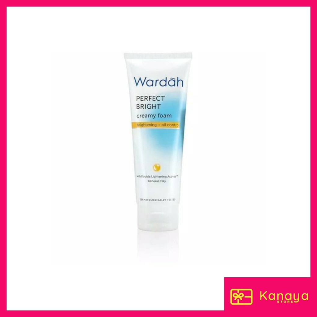 (BISA COD) Wardah Perfect Bright Creamy Foam Brightening Oil Control 100 ml (Ukuran Besar)