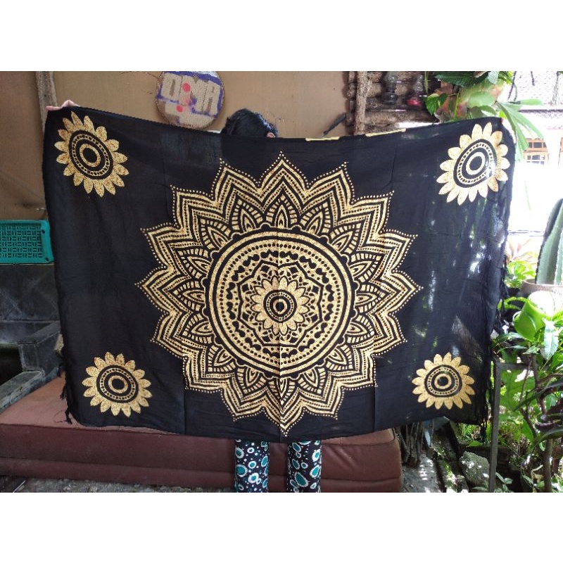 SARUNG PANTAI ETNIK KAIN PANTAI ETNIK COKELAT