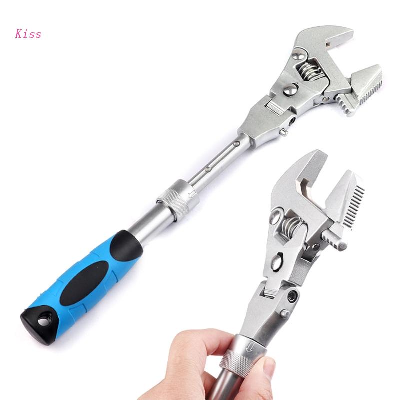 Kiss Kunci Pas Ratchet 5 in 1 Adjustable 180 Derajat° Alat Kunci Pas Lipat