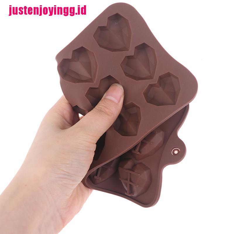 Cetakan Jelly / Cokelat / Permen Bentuk Hati Mini 15 Lubang Bahan Silikon