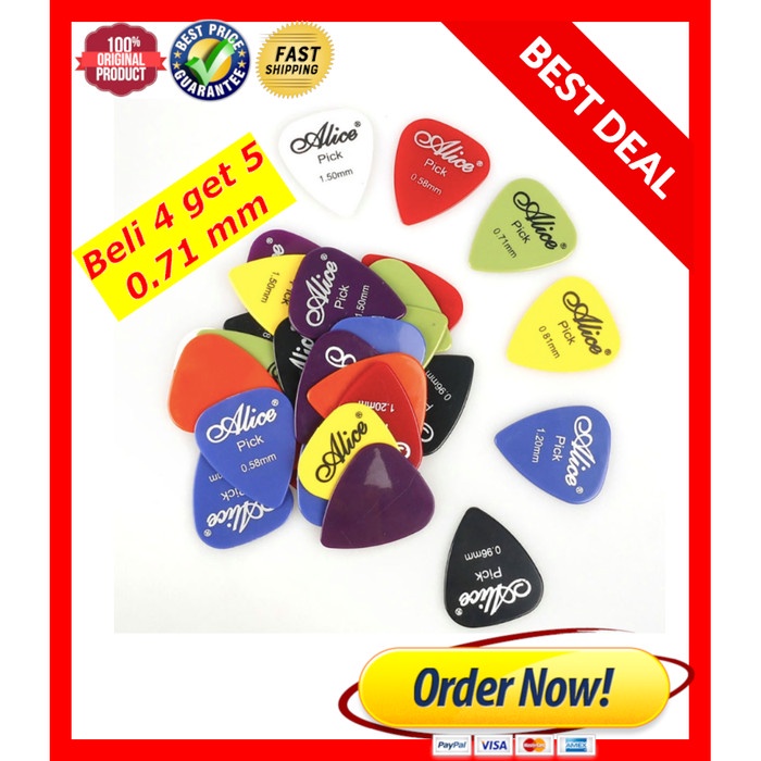 Pick Gitar Rock Band Plectrum Guitar not Celluloid