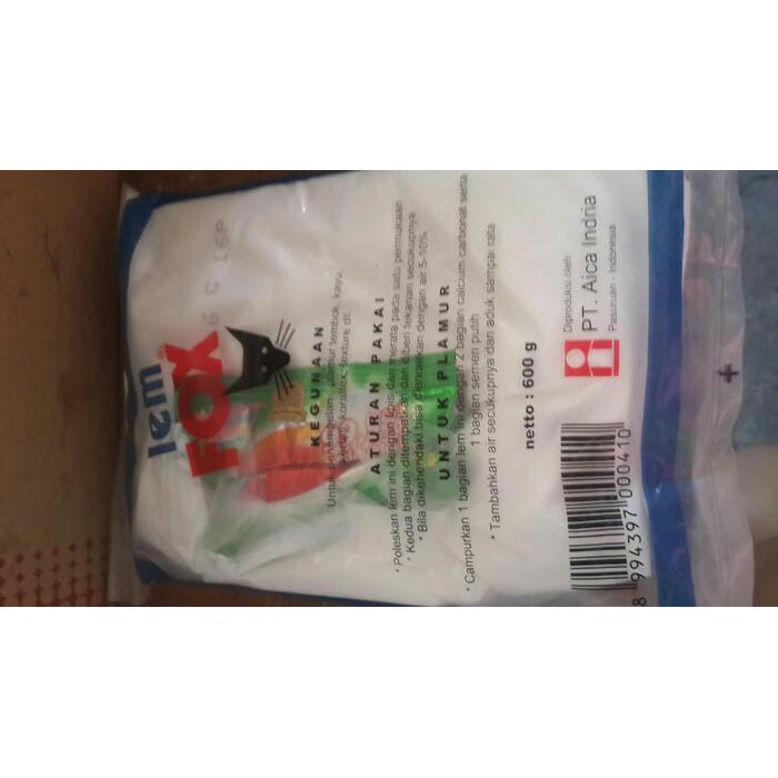 

Lem fox 600 gram Bonus Sabun Bungkusan Isi ulang Terbaik