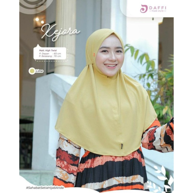 Bergo Tali Kejora Dewasa by Daffi Hijab