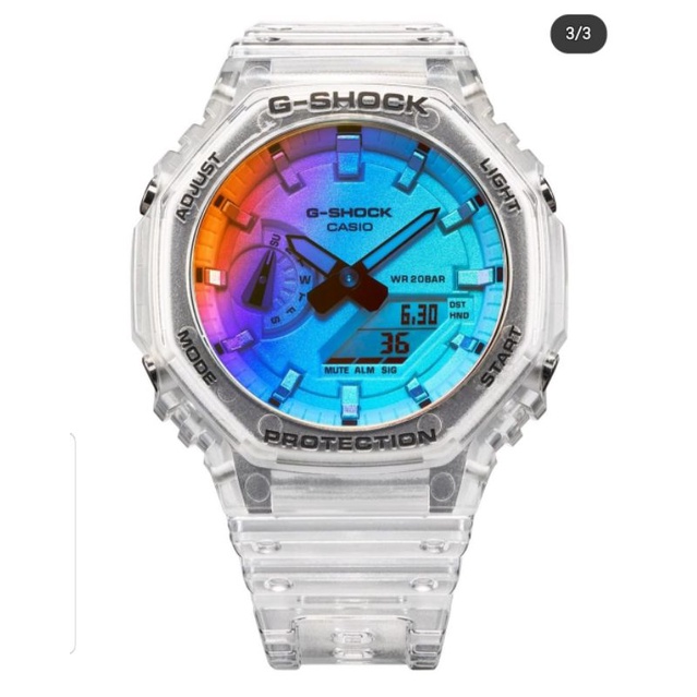 G Shock GA2100 Transparan Ori BM Full Set COD