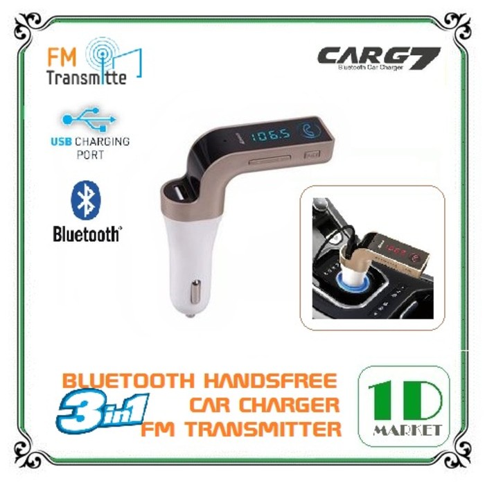 1056 Multifunctional Bluetooth Car Charger with Car Full