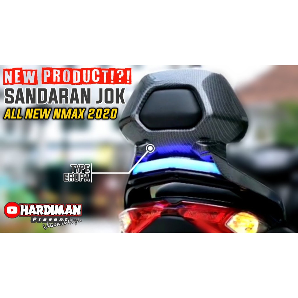 Senderan Jok Nmax Lama LED NEMO Carbon Sandaran Jok Jog Jox Sparepart Yamaha New Nmax Nmax Old Lama