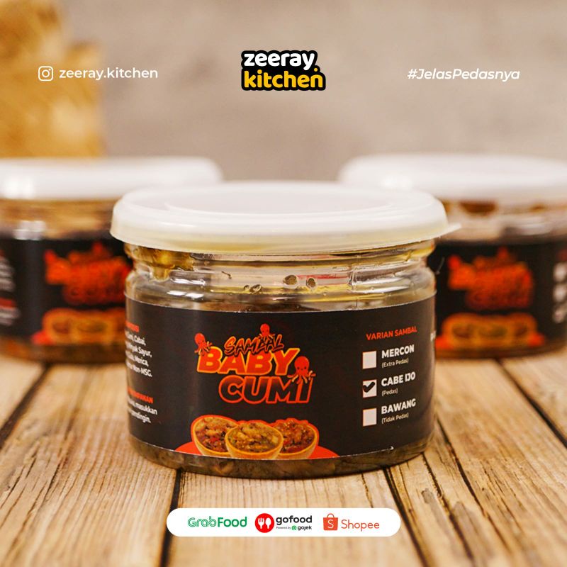 

SAMBAL BABY CUMI ZEERAY KITCHEN (PER BOTOL)