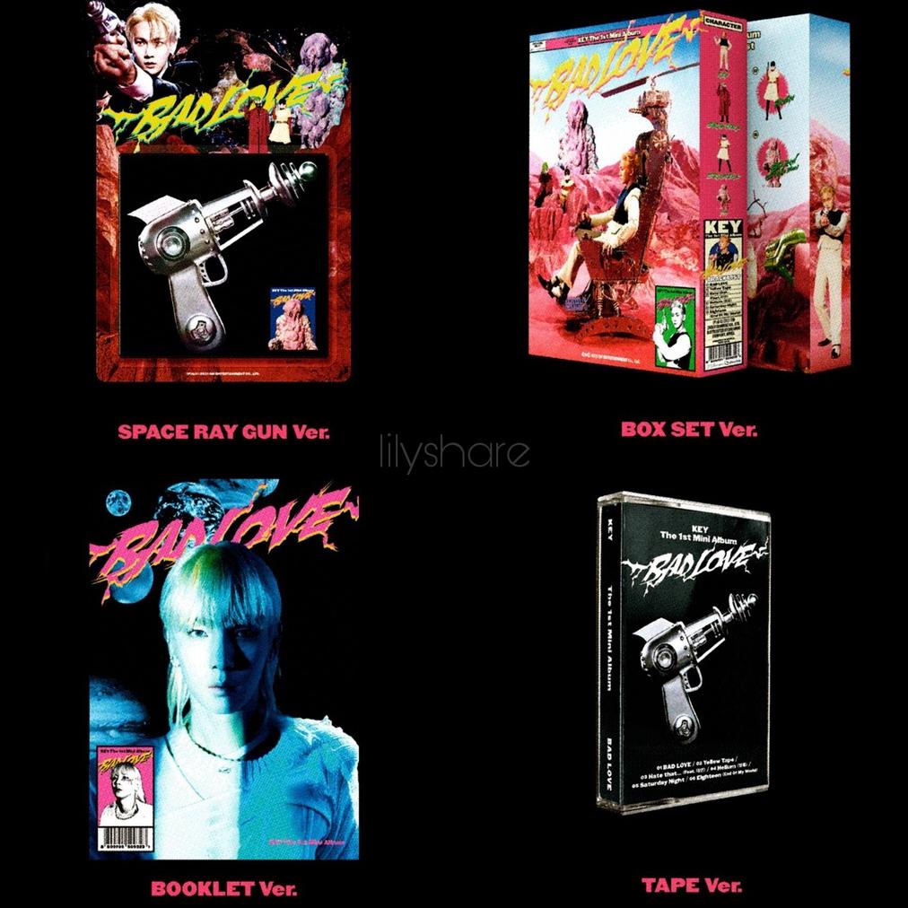 

((BISA COD)) KEY - BAD LOVE 1st Mini Album (Photobook / Tape ver)