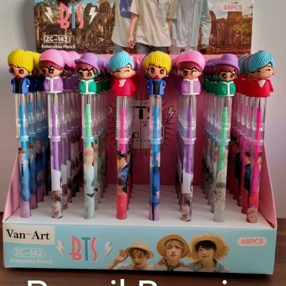 

!!!!!!] Pensil Bensia / cabut pasang / pensil murah / hrga 1kotak=48pcs zc 142