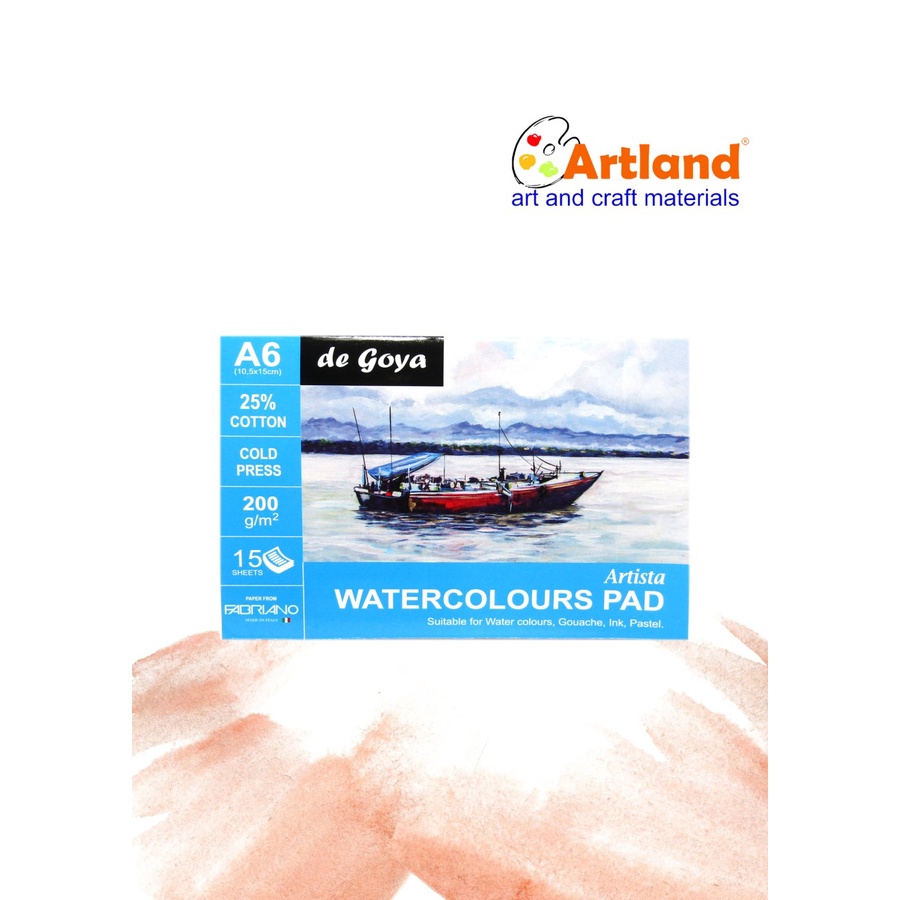 

De Goya Water Color Pad A6 CP 200G