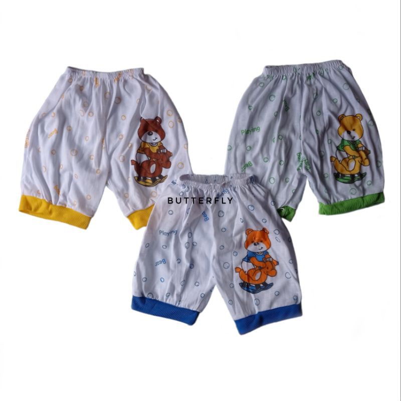 [GROSIR] 12 PCS Celana Pendek Bayi Katun Baby Short Pants