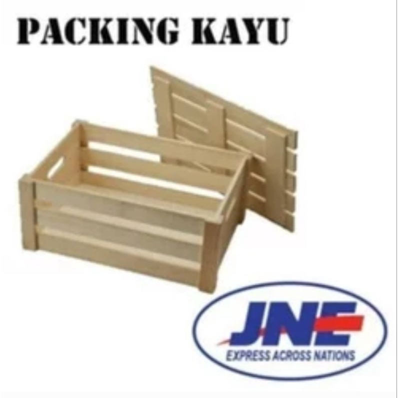 

Paking Kayu untuk pengiriman via JNE