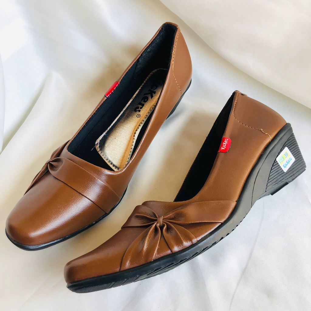 SEPATU PANTOFEL D20 3 wanita termurah kantor feminim karir hak cewek terlaris
