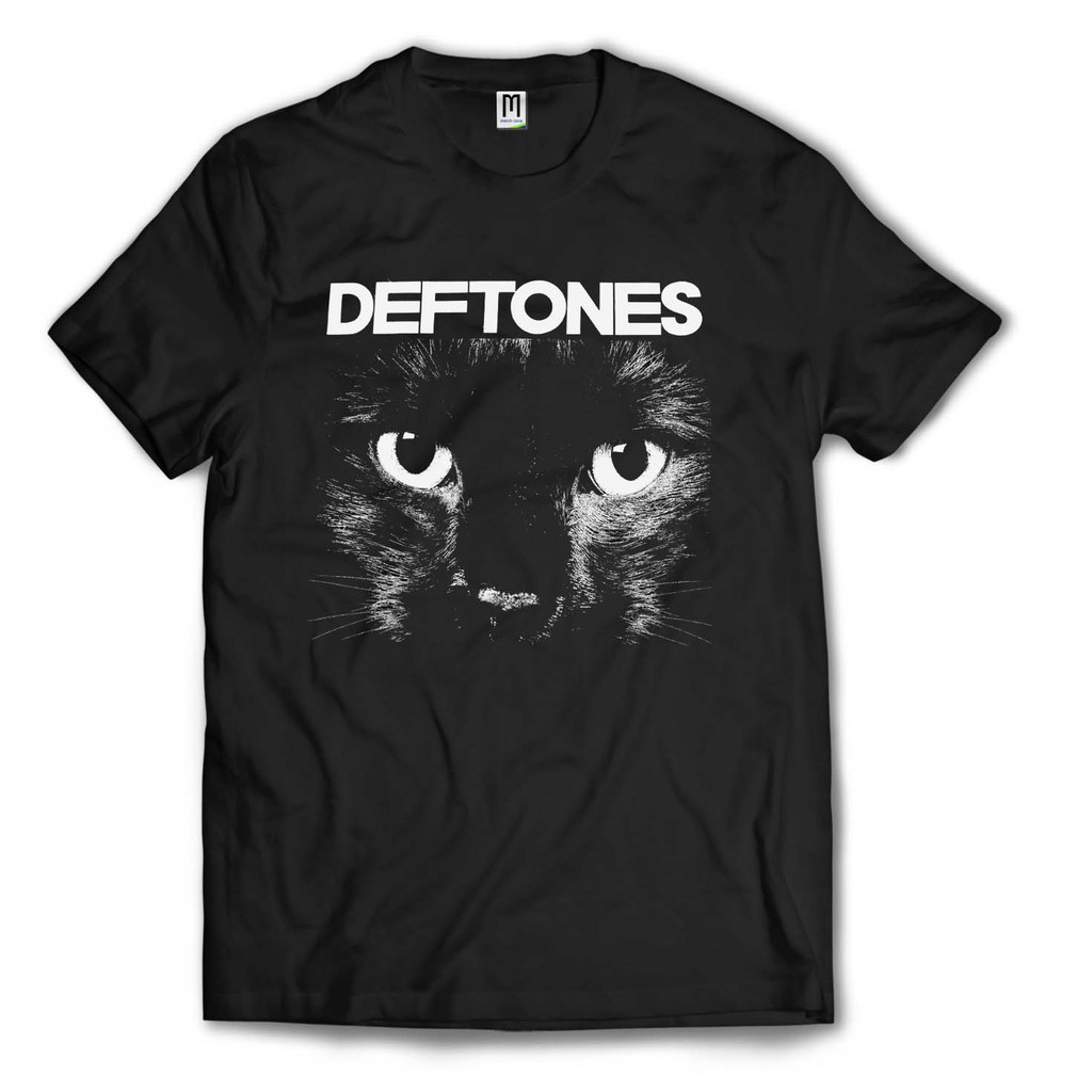 DEFTONES-Kaos band punk-Hardcore / Premium Shirt/ Tag MerchCons - HITAM