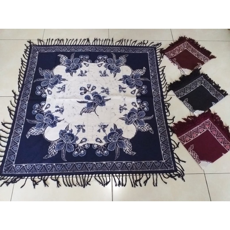 taplak meja ruang tamu batik