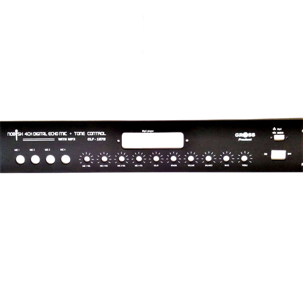 Panel 4CH Digital Echo Mic plus Tone Control - CLF 187B