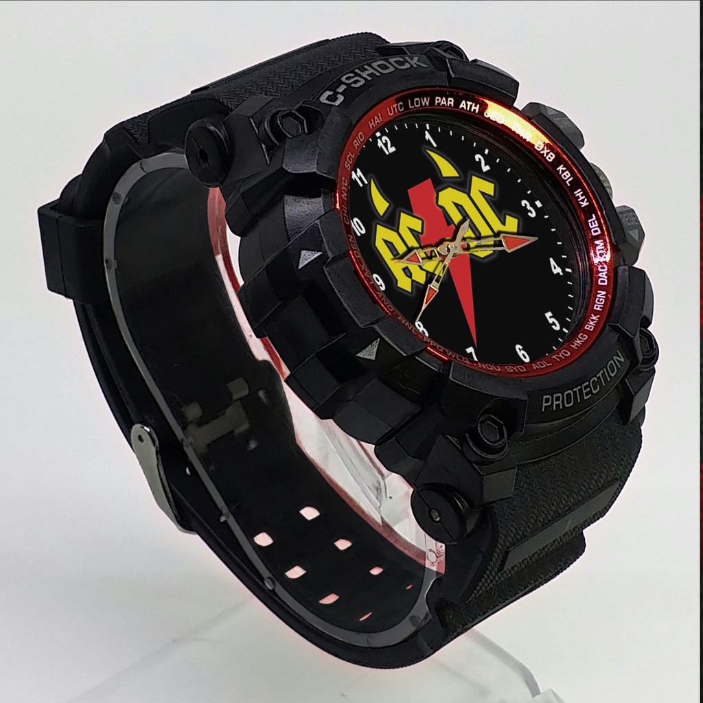 (ISTIMEWA BOSSQUE) JAM TANGAN ACDC LIST MERAH - EXCLUSIVE 6