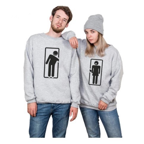  Jaket Sweater Couple LUCU Fleece Size S M L XL XXL XXXL XXXXL XXXXXL Casual PRIA WANITA