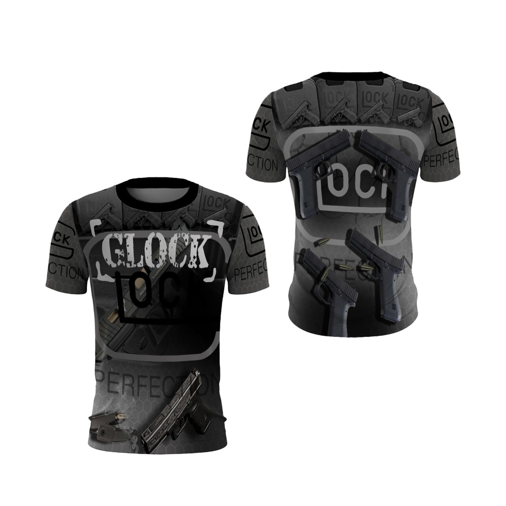 Kaos Glock Pria | Kaos Glock | Kaos Army Glock | Kaos Glock Lengan Pendek