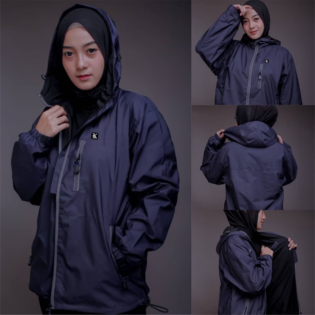 BIG SIZE JUMBO JAKET PARASIT WANITA ANTI AIR KREATOR APPAREL