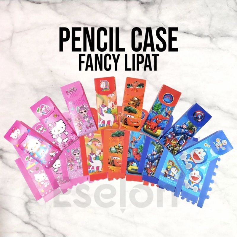 

Tempat Kotak Pensil Lipat Karakter