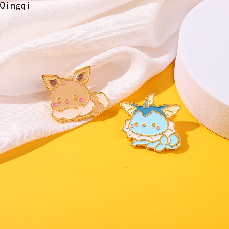 Bros Pin Enamel Bentuk Kartun Hewan Kelinci Anime Elves Untuk Hadiah Penggemar