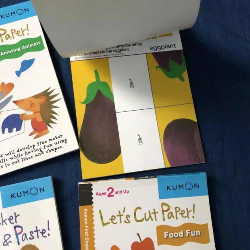 Buku Kumon Melatih Sensorik Motorik Activitas Kreativitas Anak Preschool Montessori Anak Paper Craft