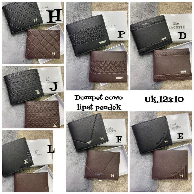 Dompet lipat pria free box