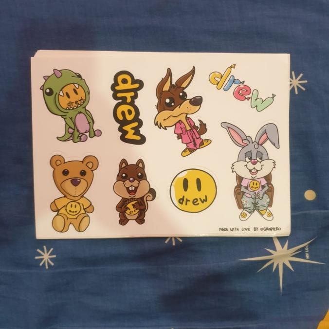

DREWHOUSE community characters sticker sheet Drewhouse Original