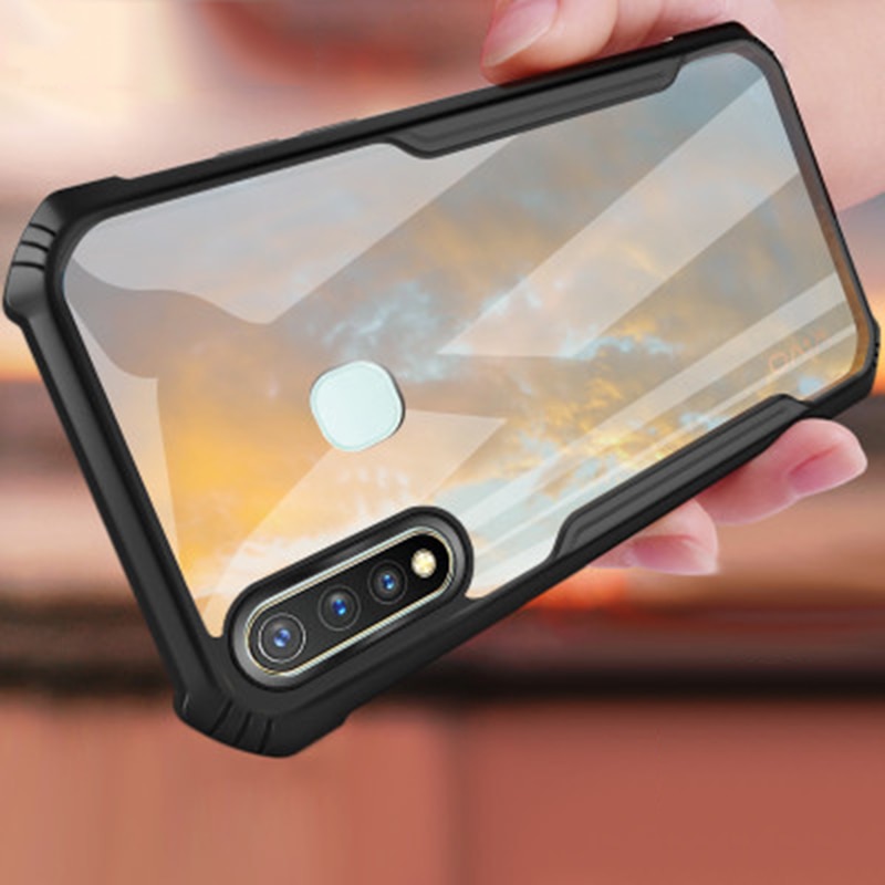 Casing Silikon Transparan Untuk Vivo V17 V20 Pro Y11 Y12 Y15 Y17 Y19