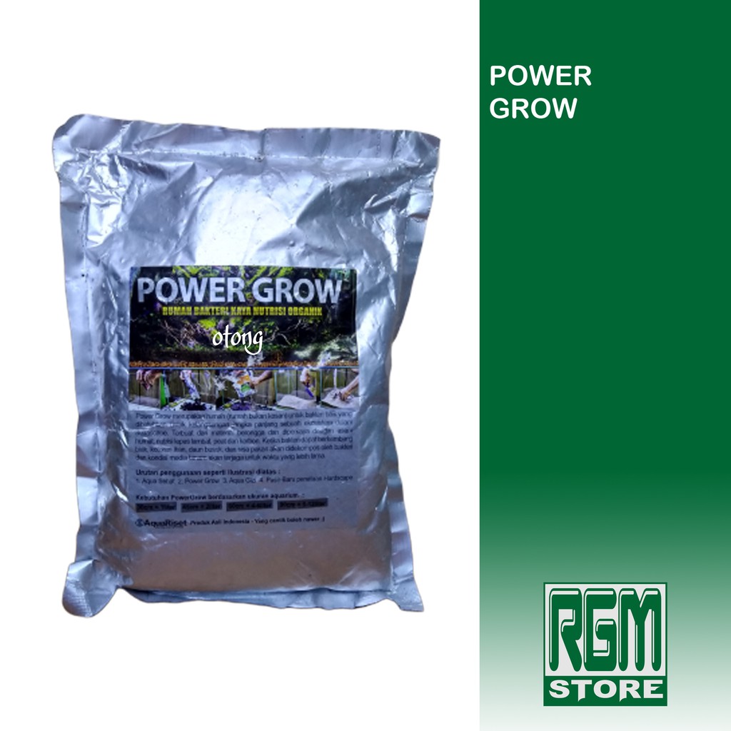 power grow rumah bacteri powergrow aquascape aquarium murah