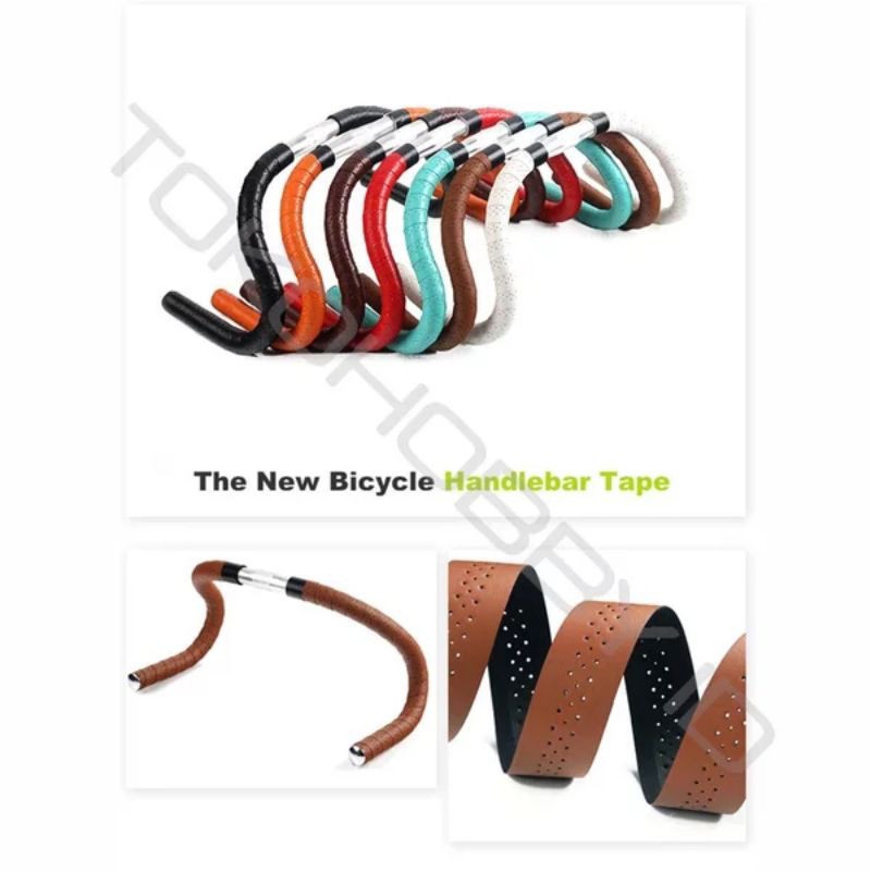 Bar Tape Drop Bar Sepeda Balap Gravel Road Bike Kulit Sintetis
