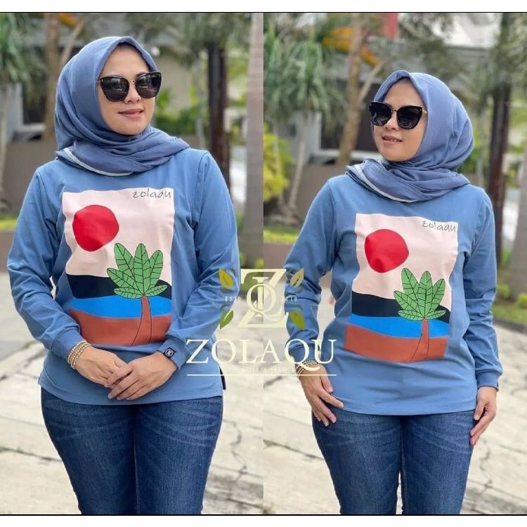 Atasan Wanita Muslimah // Atasan Wanita Termurah // Atasan Wanita Terlaris // Kaos Wanita // Atasan Wanita Lengan Panjang Zolaqu // /ATASAN ZOLAQU (COD) BAJU WANITA LENGAN PANJANG / ATASAN WANITA KEKINIAN / KAOS WANITA TRENDY / ATASAN WANITA TERBARU 2021