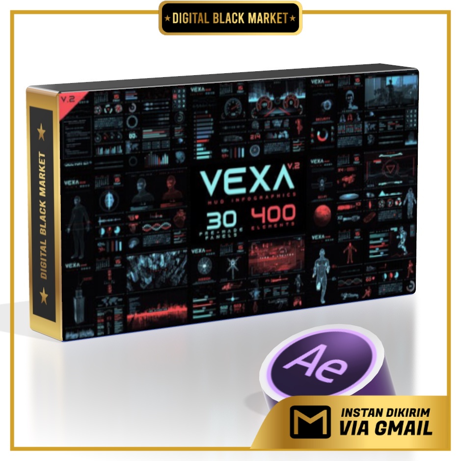 Vexa Hud Infographics V2 - After Effects Project Files